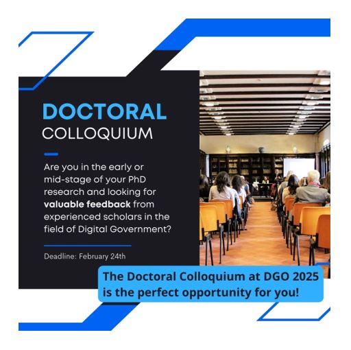 Dg.o 2025 Doctoral Colloquium Application Deadline Approaching Quickly