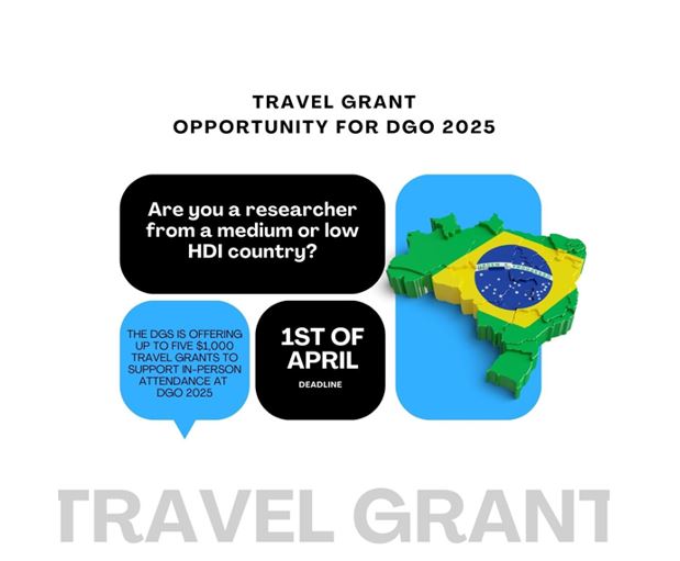 Dg.o 2025 Travel Grants Applications Due Date April 1st!